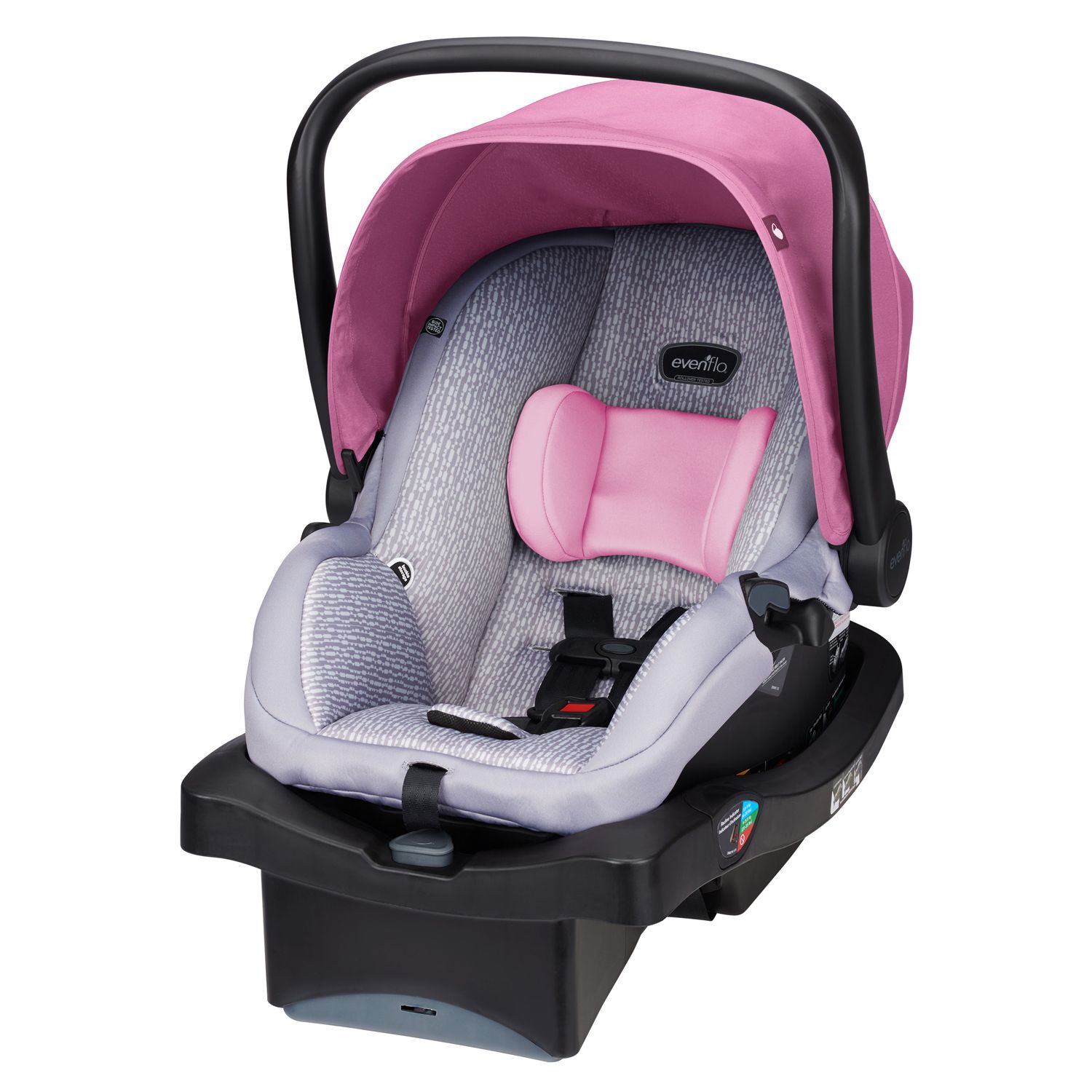 evenflo infant car seat and stroller