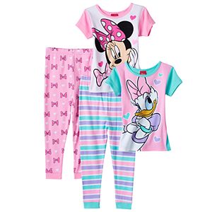 Disney's Minnie Mouse & Daisy Duck Toddler Girl Tops & Pants Pajama Set
