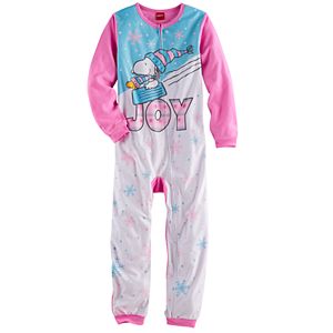 Girls 4-12 Peanuts Snoopy & Woodstock 