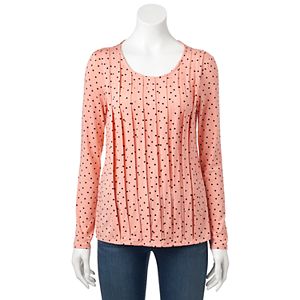 Women's ELLE™ Pleated Front Top