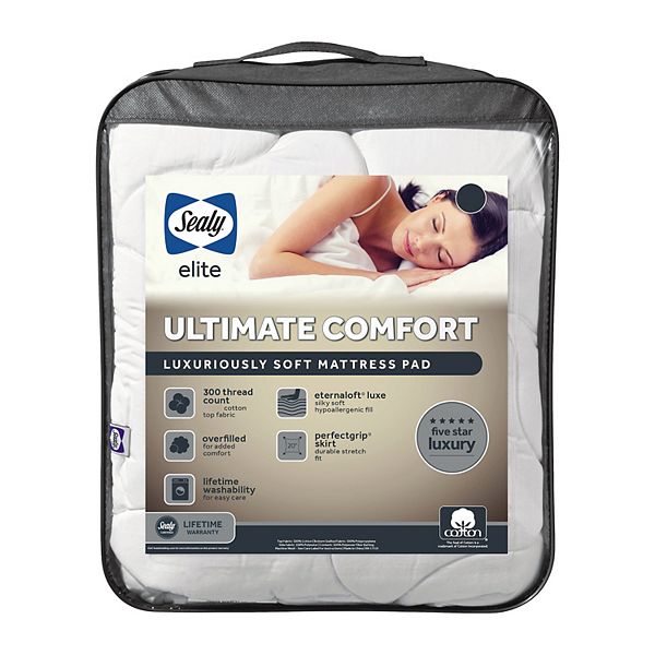 Sealy Elite Ultimate Luxury Cotton Mattress Pad