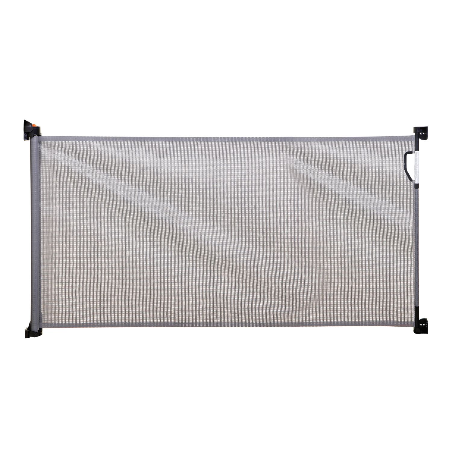 white retractable gate