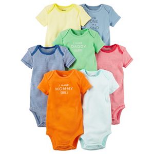 Baby Carter's 7-pk. Graphic & Striped Bodysuits