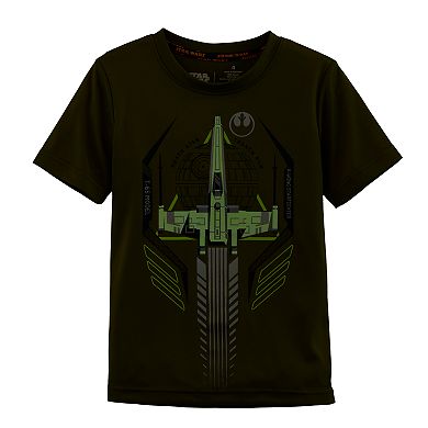 Boys 4-7x Star Wars a Collection for Kohl's Death Star Ship Glow-in-the-Dark Graphic Tee