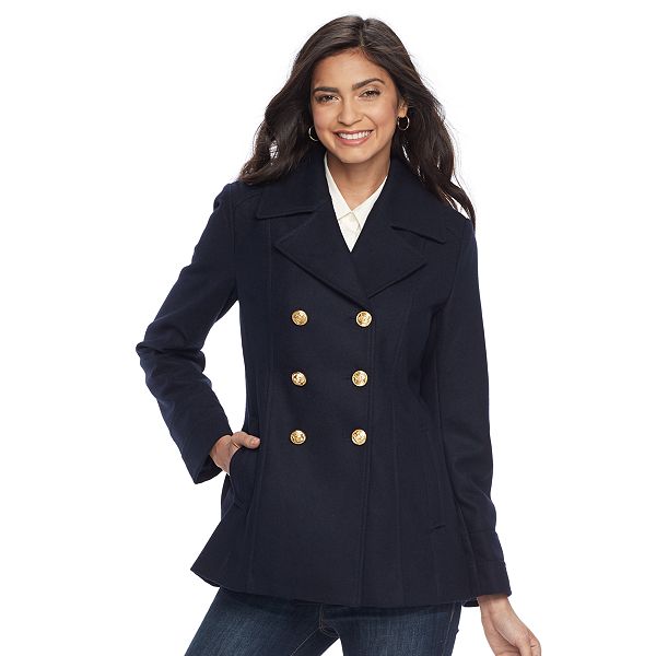 Women's Apt. 9® Wool Blend Peacoat