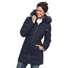 Women's Apt. 9® Stretch Hooded Faux-Fur Trim Puffer Jacket
