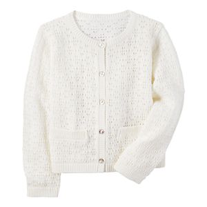 Toddler Girl Carter's Pointelle Cardigan