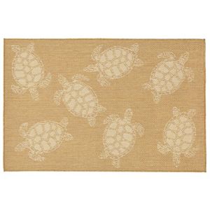 Trans Ocean Imports Liora Manne Terrace Sea Turtle Indoor Outdoor Rug