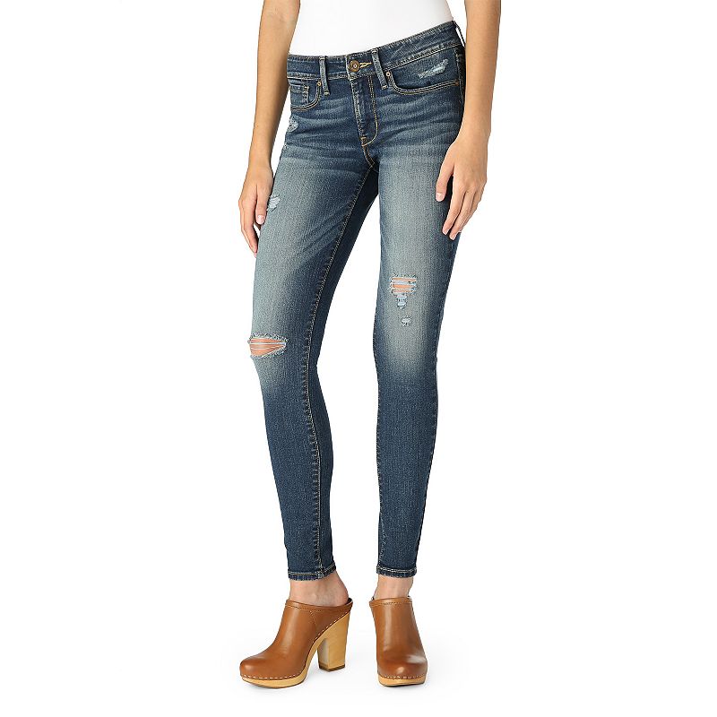 UPC 886602836304 - DENIZEN from Levi's Women's Low Rise Jeggings - (Juniors') Medium Wash 3 