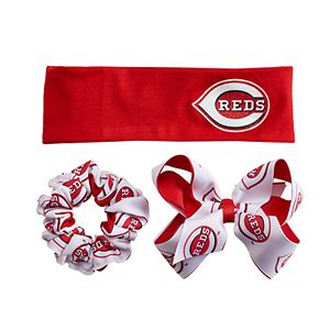 Cincinnati Reds 3-Pack Hair Accessory Set