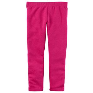 Baby Girl Carter's Fleece-Lined Glitter Leggings