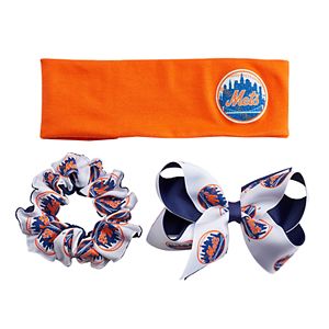 New York Mets 3-Pack Hair Accessory Set