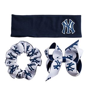 New York Yankees 3-Pack Hair Accessory Set