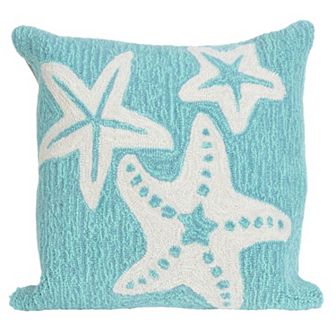 Liora Manne Starfish Indoor Outdoor Throw Pillow