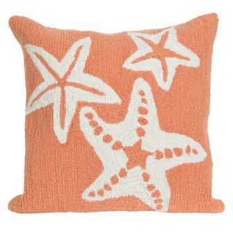 Liora Manne Starfish Indoor Outdoor Throw Pillow