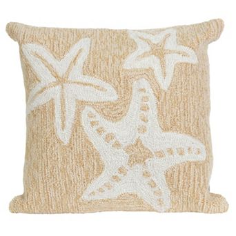 Liora Manne Starfish Indoor Outdoor Throw Pillow