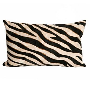 Liora Manne Zebra Indoor Outdoor Throw Pillow