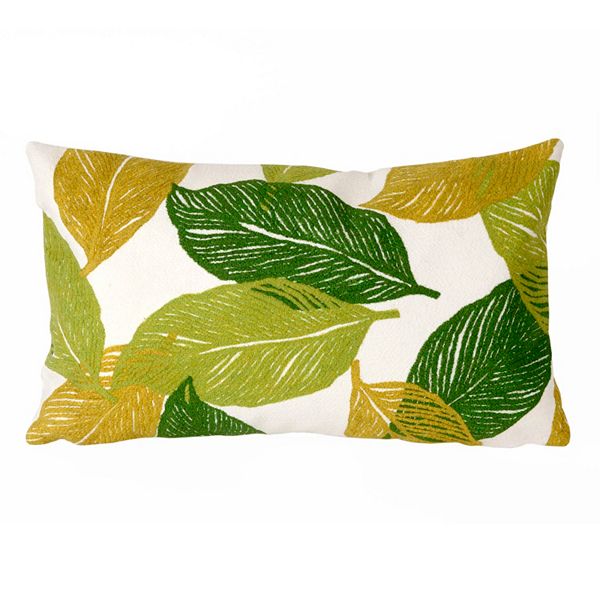 Trans Ocean Imports Liora Manne Mystic Leaf Indoor Outdoor Throw Pillow