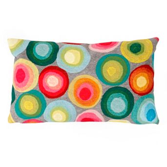 Liora Manne Puddle Dot Indoor Outdoor Throw Pillow