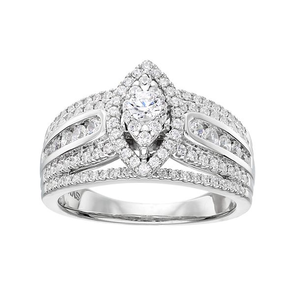 Vera wang 1 on sale carat diamond ring