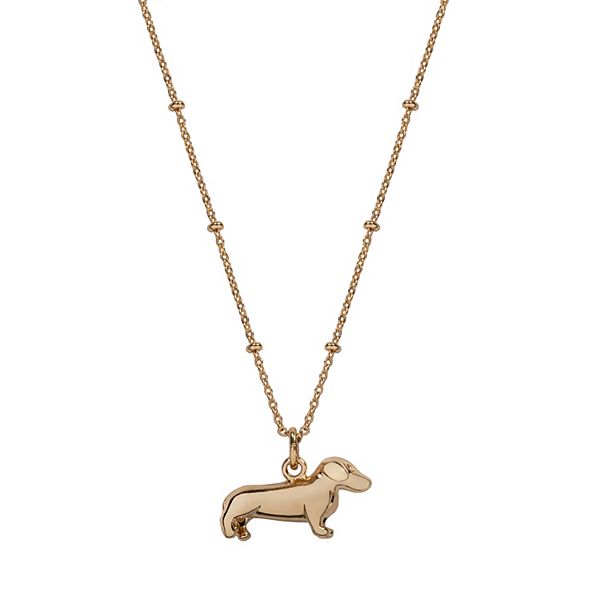 Dachshund cheap pendant necklace