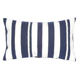 Liora Manne Marina Stripe Indoor Outdoor Throw Pillow