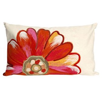 Liora Manne Daisy Indoor Outdoor Throw Pillow