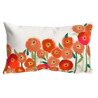 Liora Manne Poppies Indoor Outdoor Throw Pillow