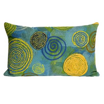 Liora Manne Graffiti Swirl Indoor Outdoor Throw Pillow