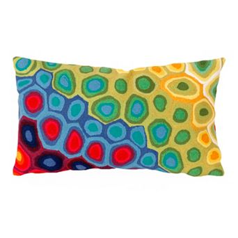 Liora Manne Pop Swirl Indoor Outdoor Throw Pillow