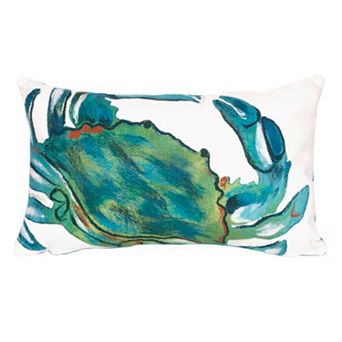Liora Manne Sea Crab Indoor Outdoor Throw Pillow