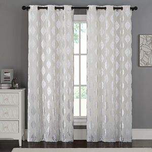 VCNY Home 2-pack Sorrento Metallic Curtain