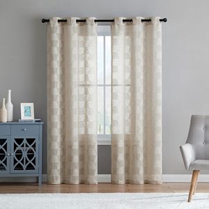 VCNY Home 2-pack Jolie Embroidery Sheer Curtain