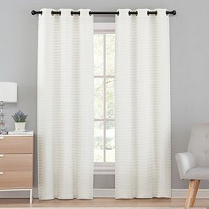 VCNY Home 2-pack Marcus Pleated Semi Sheer Curtain