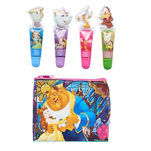 Disney's Beauty and the Beast Girls 4-pk. Belle Lip Gloss with Zip Pouch