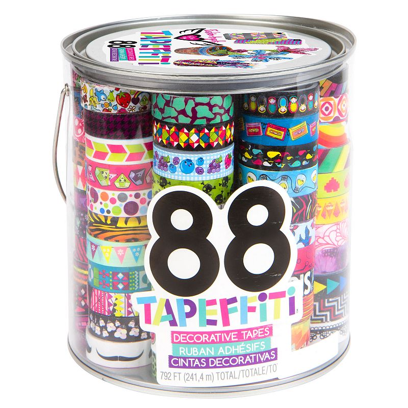 UPC 787909120083 product image for Fashion Angels 88-Roll Tapeffiti Craft Tape Bucket, Multicolor | upcitemdb.com