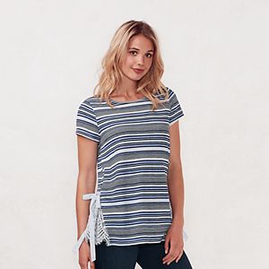 Women's LC Lauren Conrad Inset Lace Tee