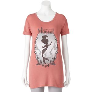 Disney's The Little Mermaid Ariel Juniors' Silhouette Graphic Tee