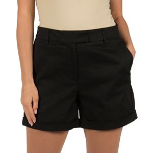Women's Harve Benard Cuffed Twill Shorts