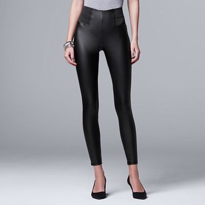 Simply Vera Vera Wang Faux Leather Leggings