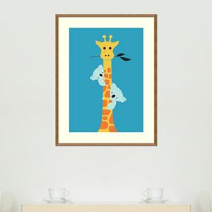 Amanti Art I'll Be Your Tree Giraffe & Koala Framed Wall Art