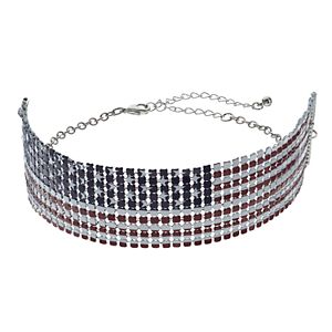 Mudd® American Flag Choker Necklace