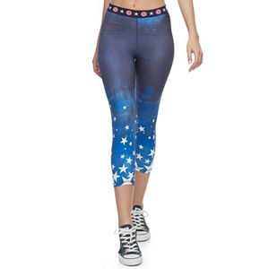 Juniors' Marvel Hero Elite Captain America Capri Leggings by Her Universe