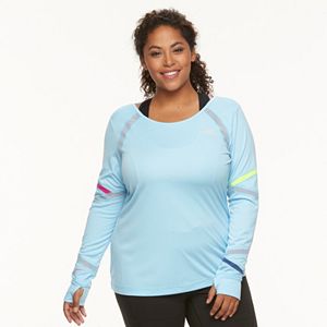 Plus Size FILA SPORT® Multi Fierce Semi-Fitted Scoopneck Tee