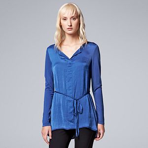 Women's Simply Vera Vera Wang Mixed-Media Tunic