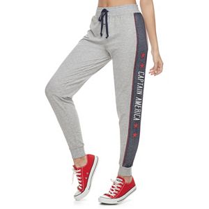 Juniors' Marvel Hero Elite Captain America Jogger Pants by Her Universe