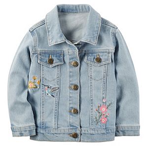 Girls 4-8 Carter's Embroidered Denim Jacket