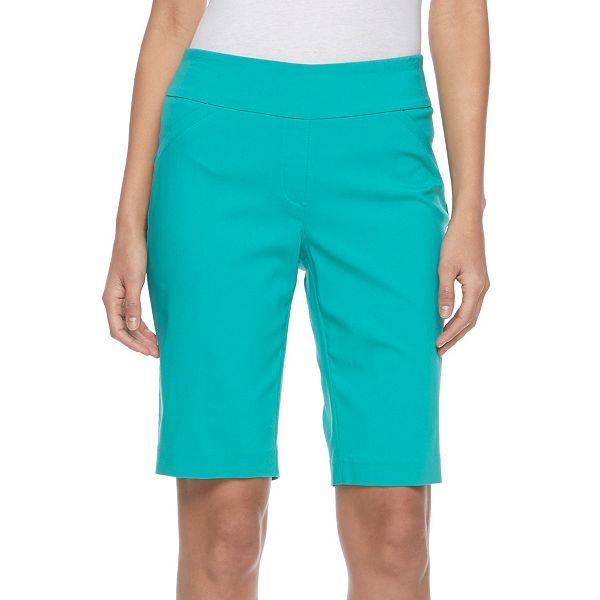 Women's Dana Buchman Midrise Pull-On Bermuda Shorts