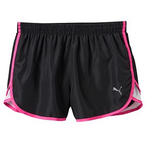 Girls 7-16 PUMA Mesh Piece Running Shorts