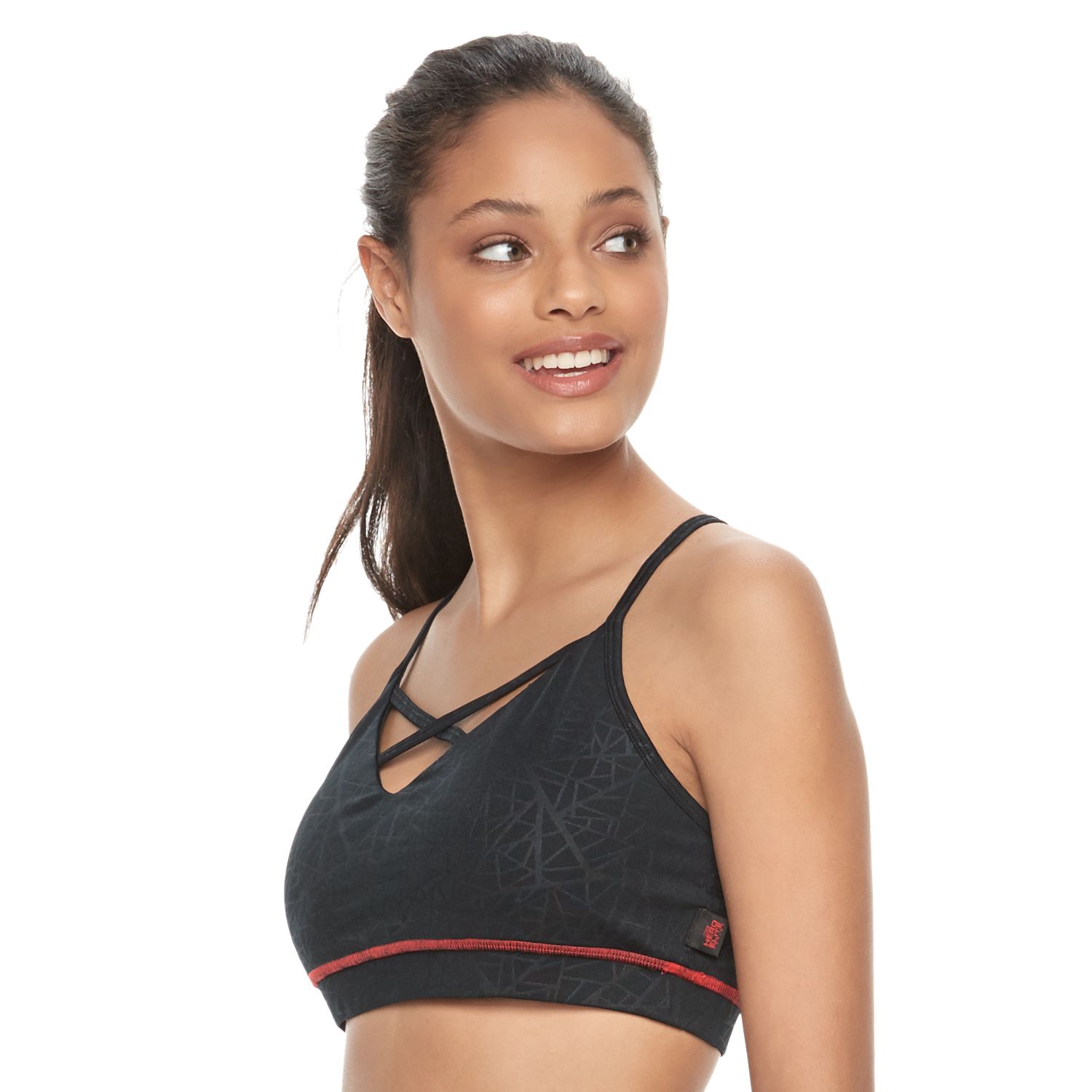 man sports bra
